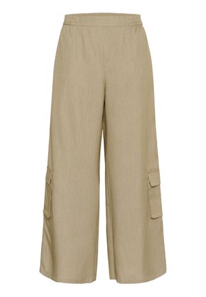 Kaffe, KARAVNA WITH ELASTIC WAIST - Kapsáče - silver mink melange