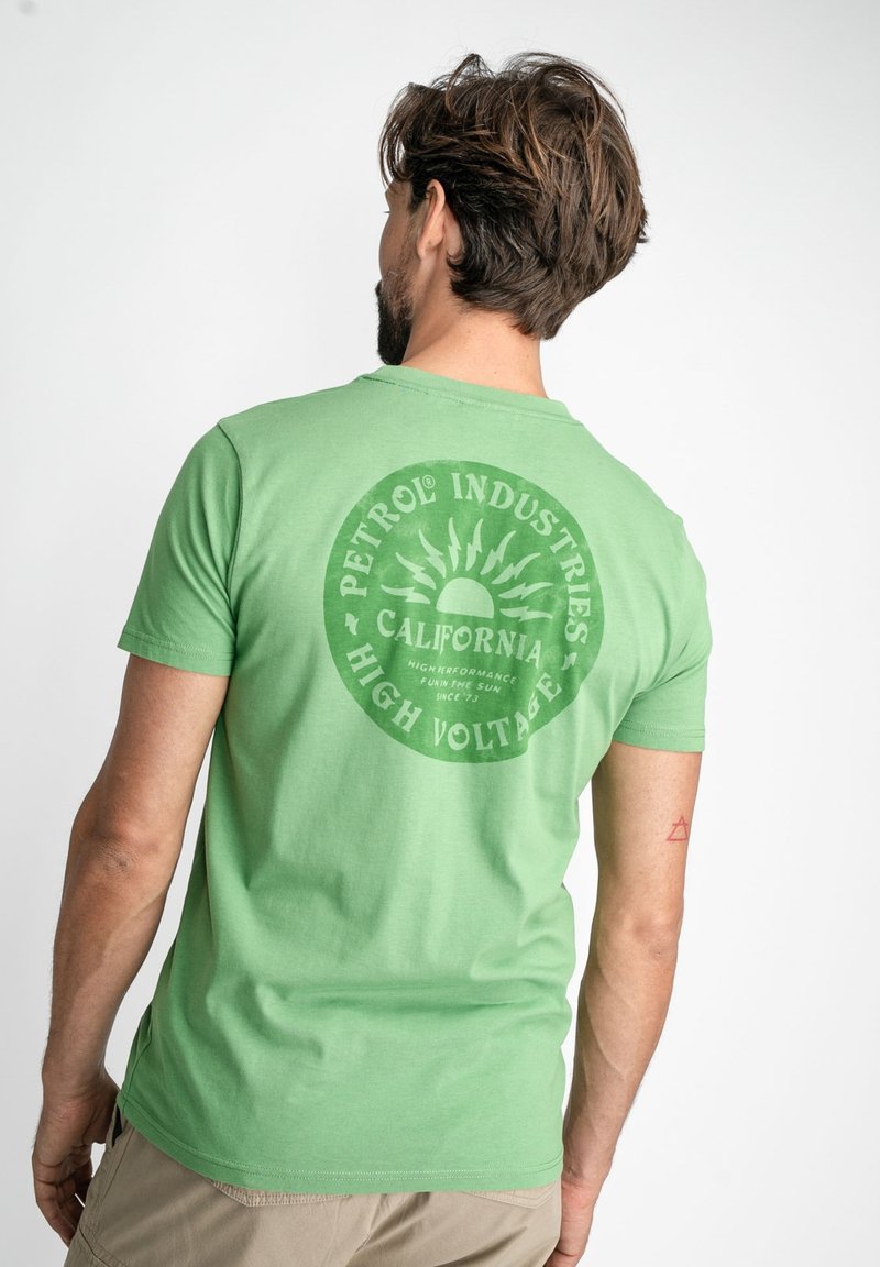 Petrol Industries Tshirt print green/groen Zalando.nl