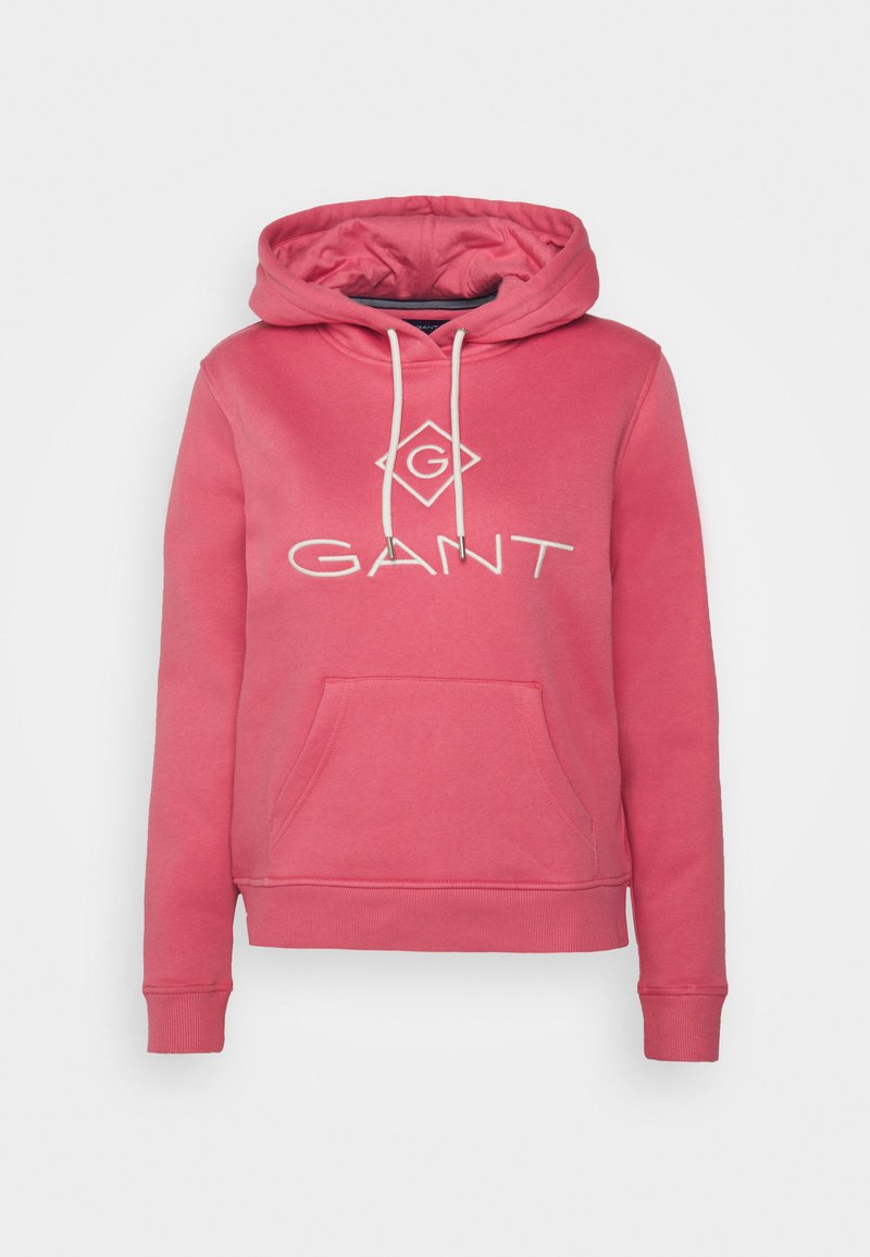 GANT LOCK UP HOODIE - Sweatshirt com capuz - rosa/rapture rose