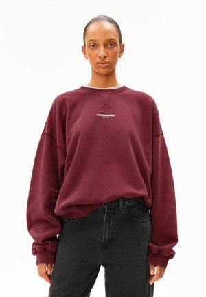 ARMEDANGELS, GMT DYE CREWNECK - Felpa - velvet red