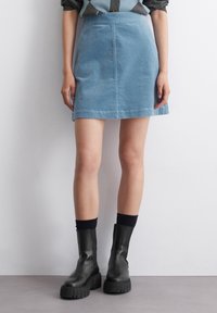 Marc O'Polo DENIM SHAPE - A-linjekjol - petrol blue