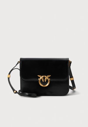 Pinko, BOXY BAG BIG - Чанта за носене през рамо - black/gold-coloured