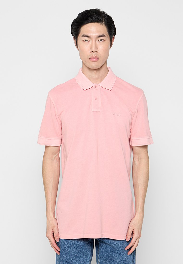 Boss Poloshirt donkerroze