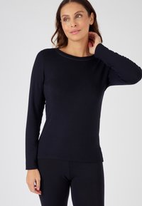 Damart FINE THERMOLACTYL SENSITIVE COL ROND - Langarmshirt - noir