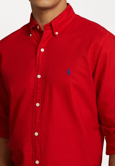 Polo Ralph Lauren SLIM FIT GARMENT-DYED OXFORD SHIRT - Shirt - red