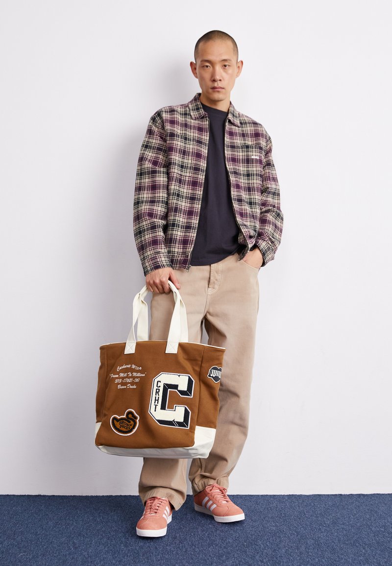 Carhartt WIP DUCKS TOTE UNISEX - Tote bag - hamilton brown/wax 