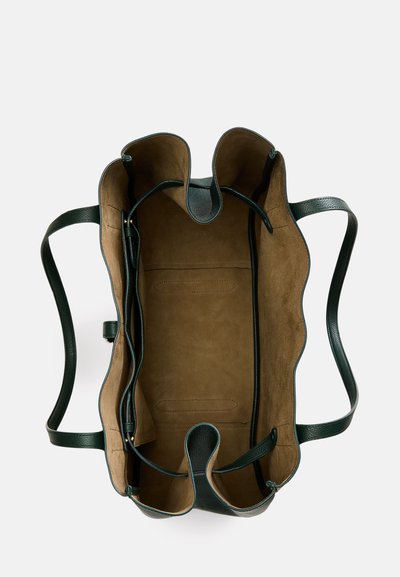 Polo Ralph Lauren POLO ID LEATHER LARGE TOTE - Veľká kabelka - bottle green