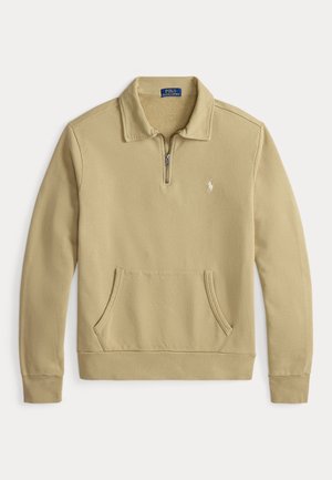 LOOPBACK FLEECE QUARTER-ZIP SWEATSHIRT - Φούτερ - khaki