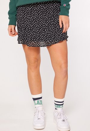 A-snit nederdel - black