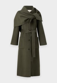 VIV COAT SCARF - Klasszikus kabát - pine