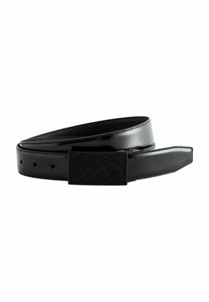 REVERSIBLE PLAQUE - Gürtel - black