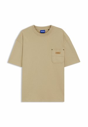 HUGO, NEVADO - T-shirt basic - beige nine