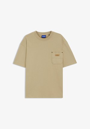 HUGO, NEVADO - T-shirt basic - beige nine