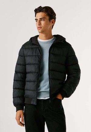 PUFFER HOOD - Giacca invernale - black
