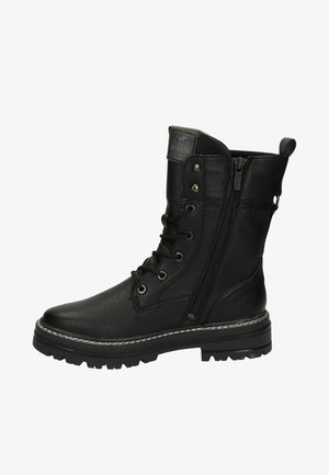 Mustang Bottines à lacets - black
