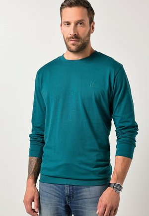 BASIC, ROUND NECK - Langærmet T-shirt - deep green