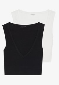 2 PACK - Felső - black/off-white