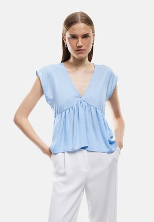 Koton, SLEEVELESS - Blusa - blue
