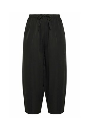 Yours Clothing, PLUS SIZE WIDE LEG TROUSERS - Pantalones - black