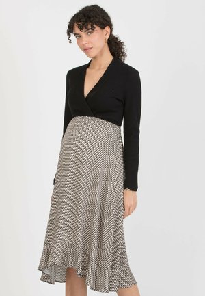 MARTA - WITH PRINTED  - Freizeitkleid - black