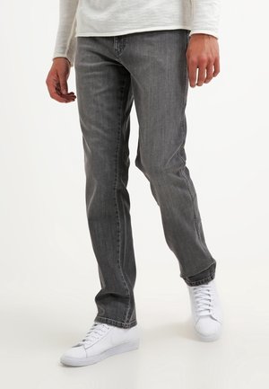 Jeans straight leg - grey denim