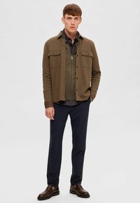 Selected Homme SLHJACKIE JACKET  - Skjorter - dark earth