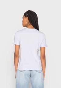 Pieces PCRIA FOLD UP SOLID TEE - T-shirt básica - purple heather
