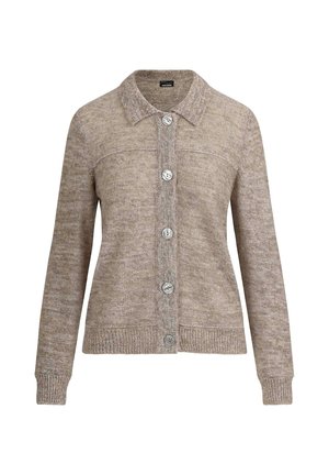 GOLDNER, STRICKJACKE PETITE - Strickjacke - camel