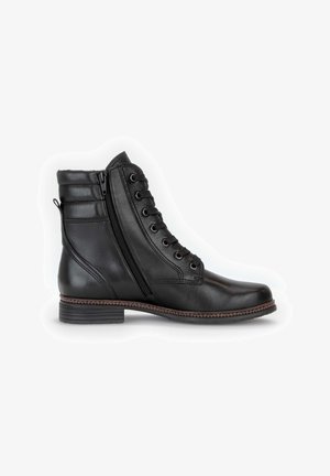Gabor, GABOR SCHNÜRSTIEFELETTE - Snørestøvletter - black