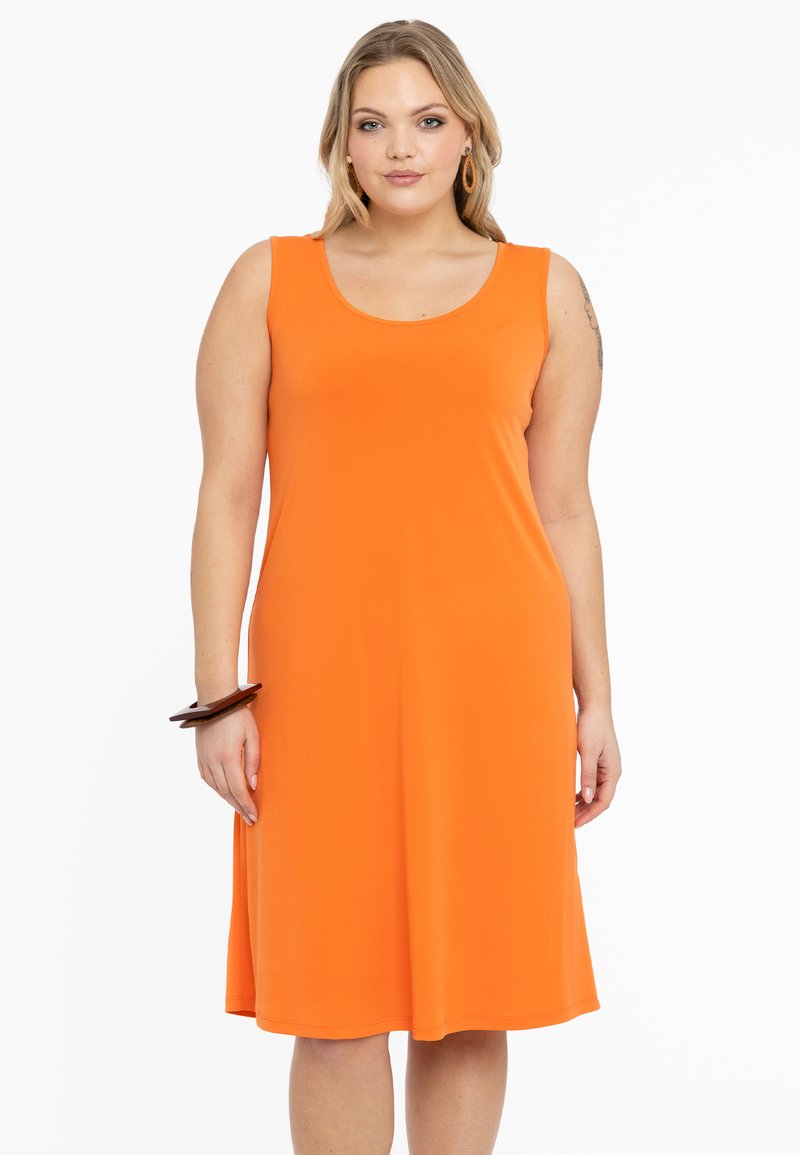 YOEK SLEEVELESS - Jerseykleid - orange