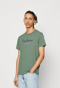 Pepe Jeans EGGO - Camiseta estampada - dark green