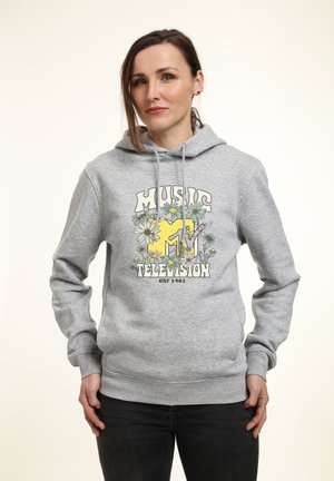 MTV FLOWERS - Jersey con capucha - heather grey