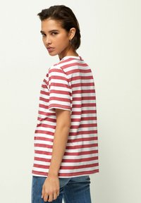 Next HEAVYWEIGHT SHORT SLEEVE CREW NECK STANDARD - Marškinėliai su spaudiniu - pink white
