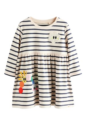 REGULAR FIT - LONG SLEEVE EMBELLISHED - Abito in maglia - rainbow stripe