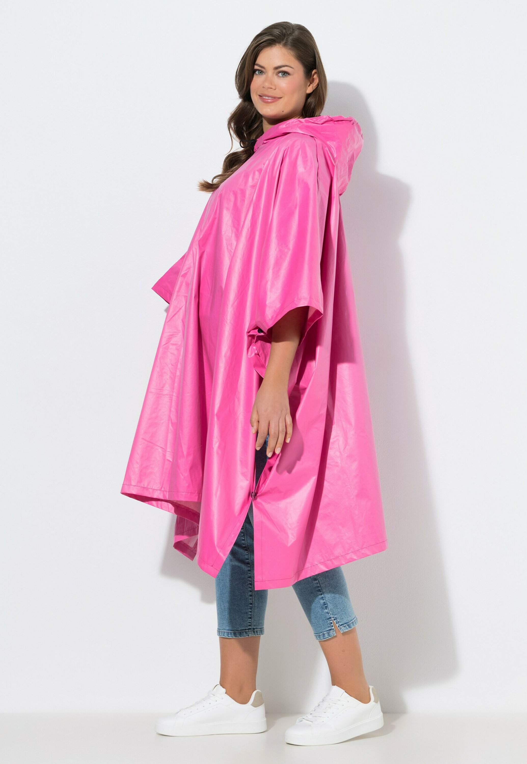 LAURASØN REGENCAPE UNISEX REGENDICHT KAPUZE BREIT ÜBERSCHNITTEN