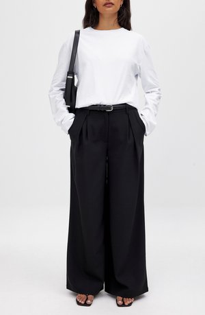 Trousers - black