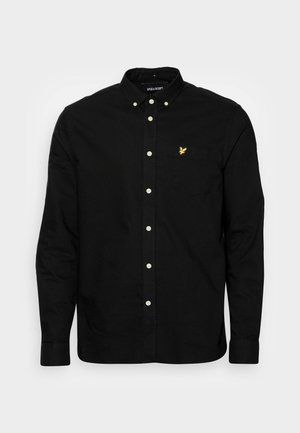 Lyle & Scott REGULAR FIT LIGHT WEIGHT OXFORD - Skjorta - jet black