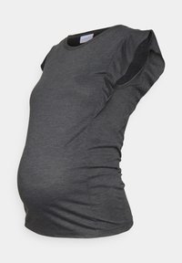 MAMALICIOUS MLLOTTIE  - Lihtne T-särk - dark grey melange