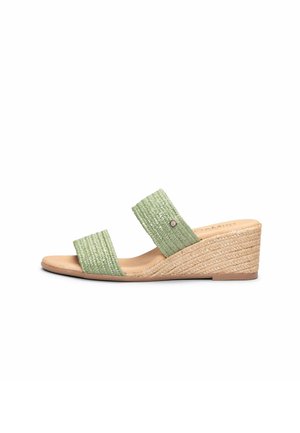 MiMao, LIRA - Mules de tacón - verde