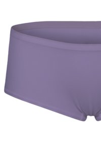 Paarse katoenen boxershortsmix met een gladde textuur, brede tailleband en een strakke pasvorm. Geen zichtbare patronen of versieringen.