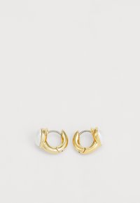 KEEP SPARKLING HUGGIE - Boucles d'oreilles - cream/gold-coloured