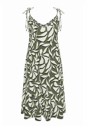 Yours Clothing, PLUS SIZE MIDI DRESSES - Jurk - khaki