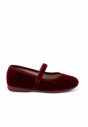 MERCEDITAS TIRA FINA ADHERENTE - Ankle strap ballet pumps - burdeos