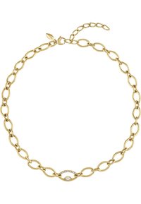 Breil, My Lucky Collection, Collana Donna Eye of Light TJ3178, Collezione Gioielli Giulia Salemi, in Acciaio Colorato, con Cubic Zirconia, Chiusura a Moschettone, Colore Gold, 45 Cm
