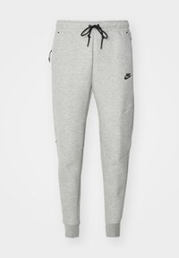 TECH FLEECE - Tracksuit bottoms - dark grey heather/black