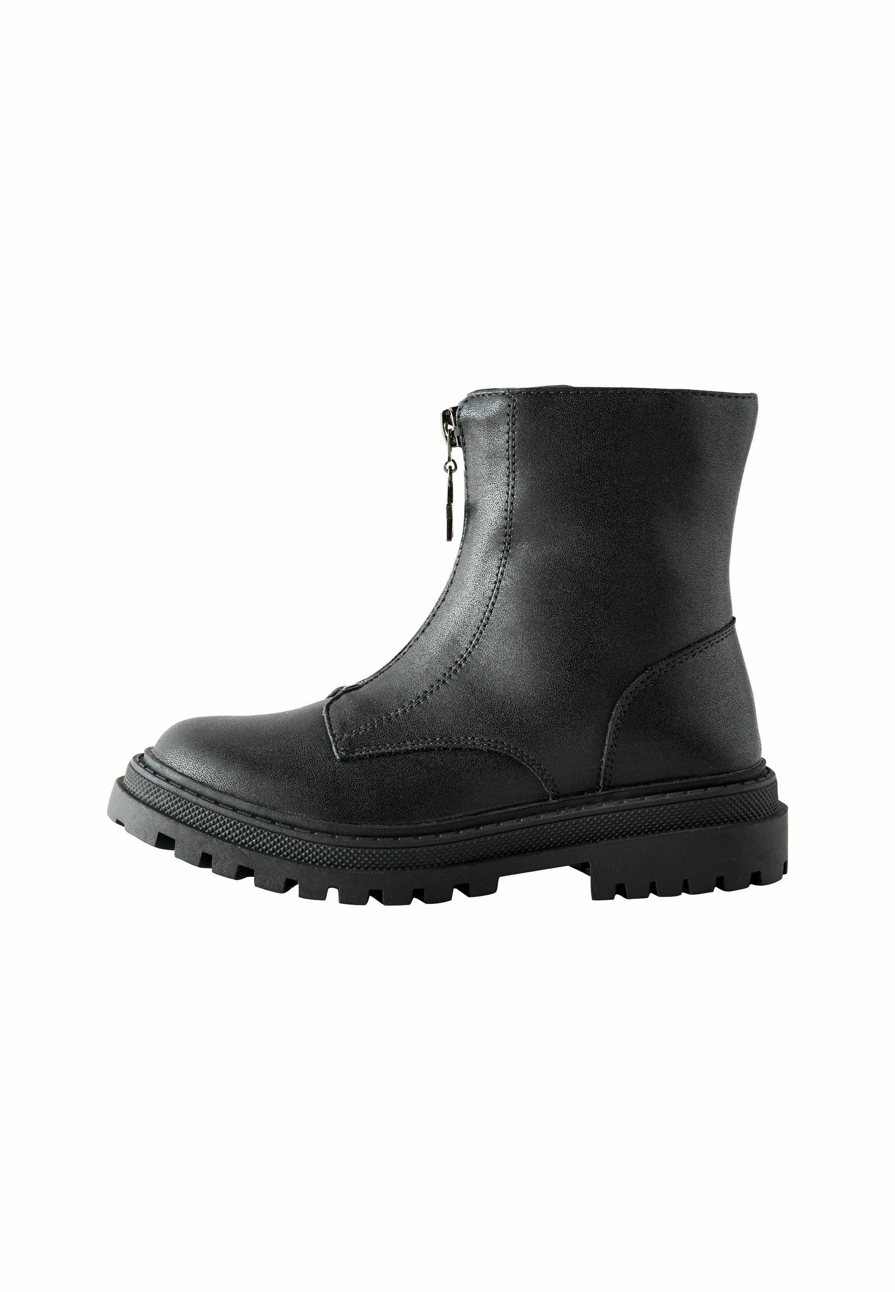Next WIDE FIT- ZIP FRONT - Classic ankle boots - black - Zalando
