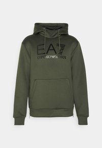 EA7 Emporio Armani Felpa con cappuccio - olive