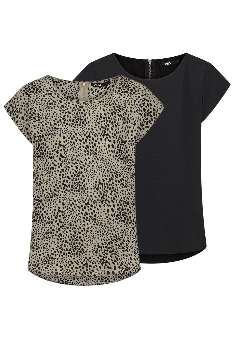 ONLY ONLY 2 PACK - Blouse - black
