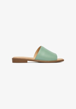 Lasocki, LASOCKI WOMEN'S FLIP-FLOPS GREEN - Pantofle - green