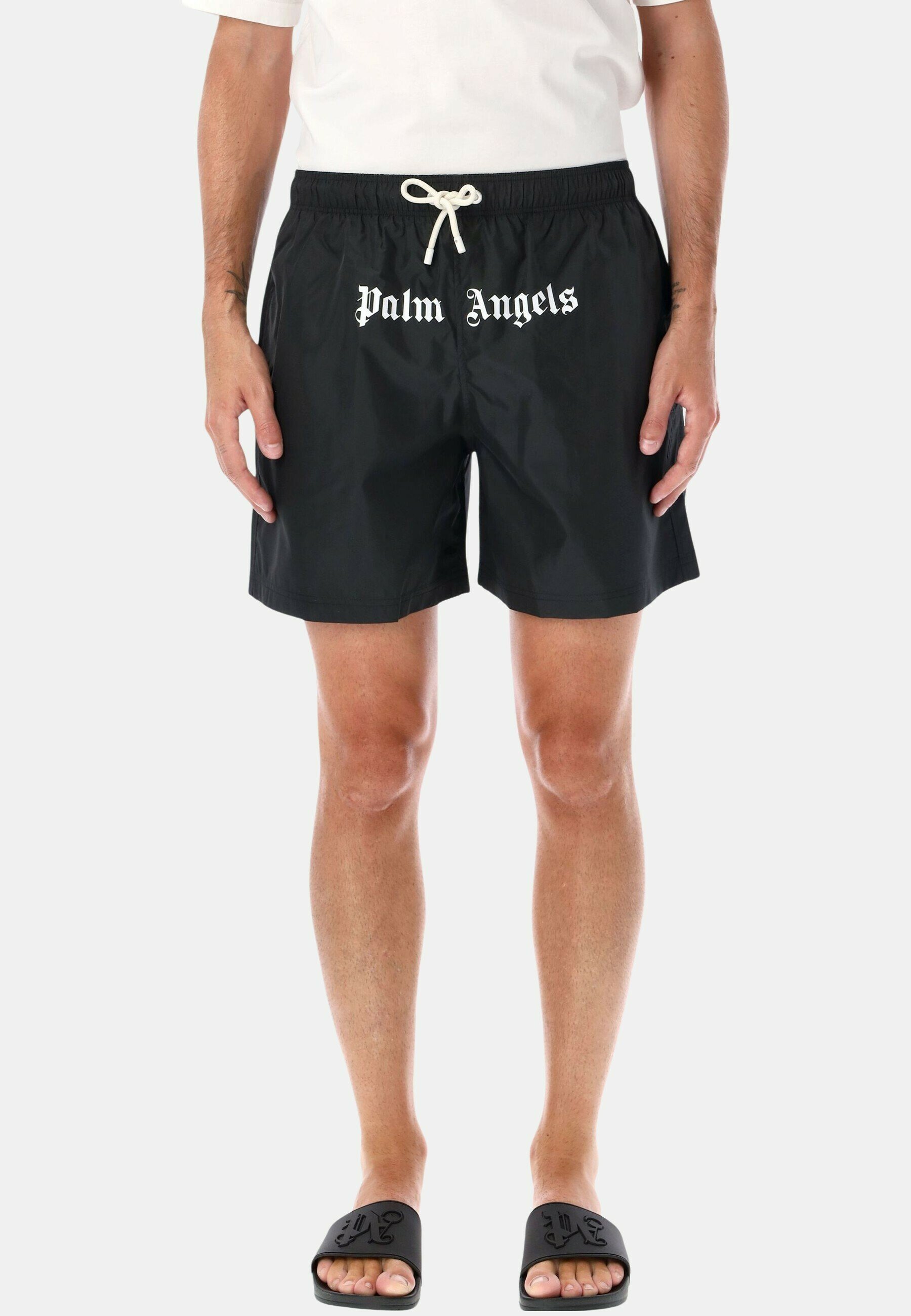 Palm Angels Shorts da mare black/nero